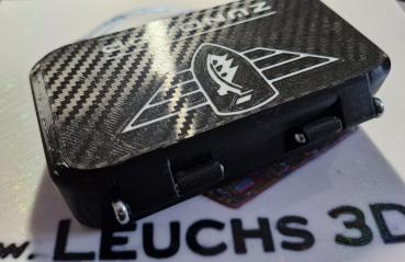 Zündapp Pannenbox , Werkzeugbox in Schwarz mit tollem Carbonmuster.